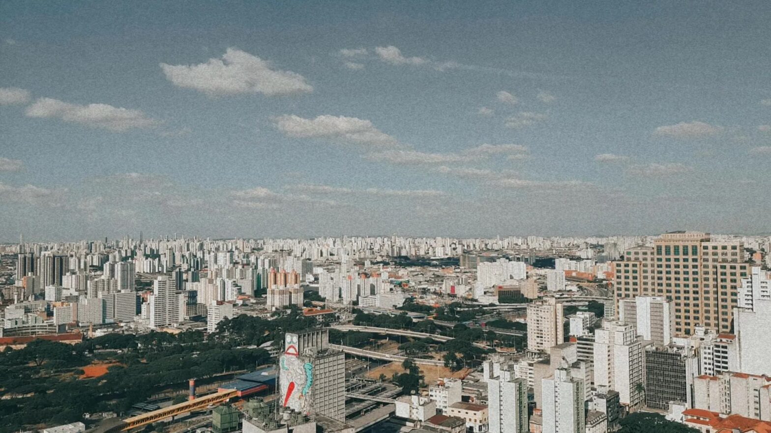 Imagem do blog Para São Paulo, com amor, da vista de São Paulo no mirante do Farol Santander.